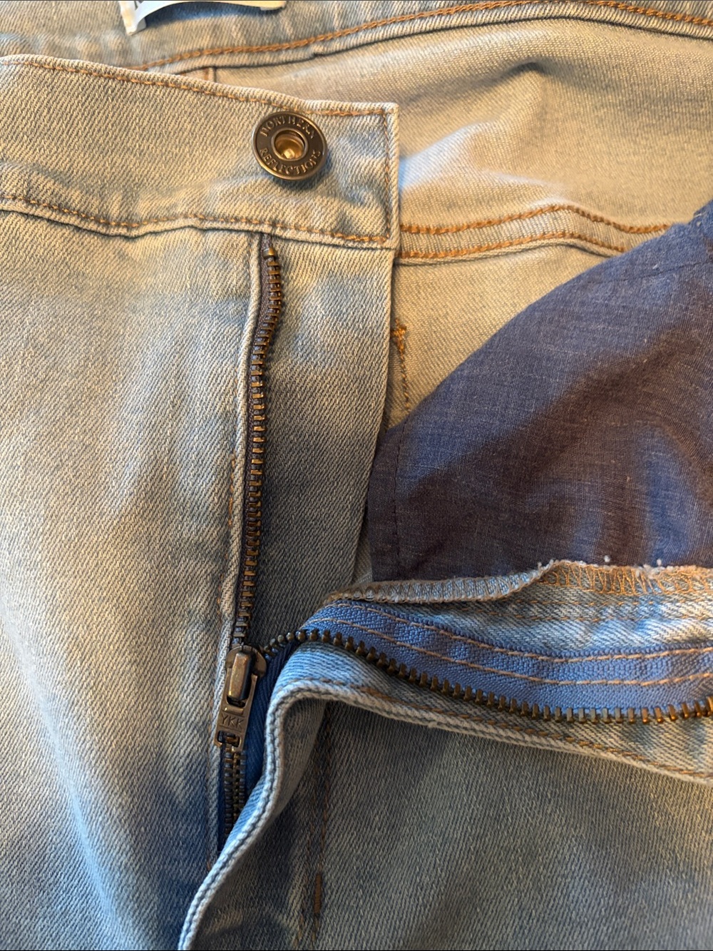 Northern Reflections Light Blue Embroidered Ankle Jeans Size 18 - Picture 7 of 12